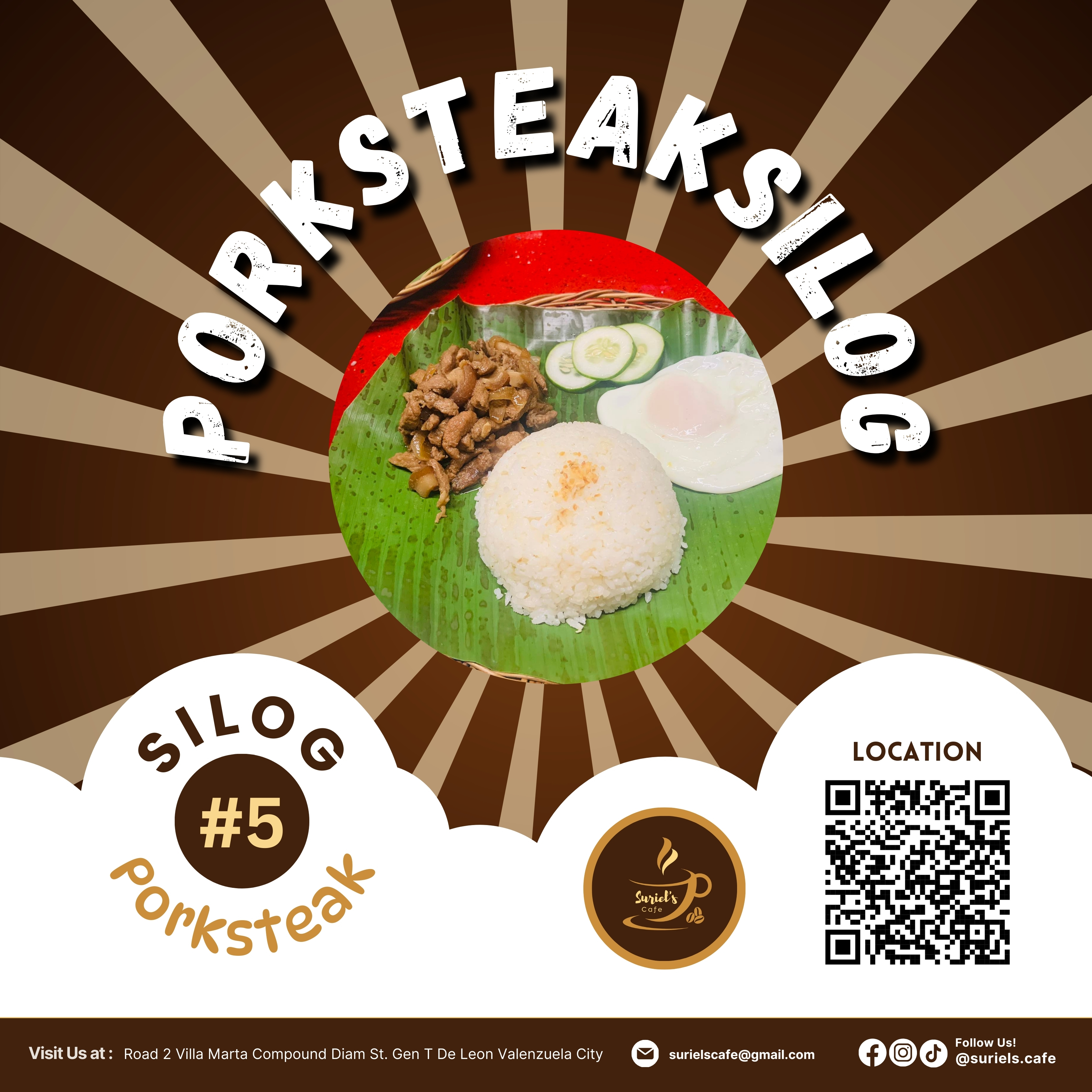 Porksteaksilog